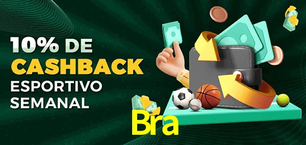10% de bônus de cashback na Bra